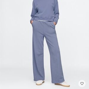 Gap French Terry Seemed Wide Leg Sweatpants Medium NWT